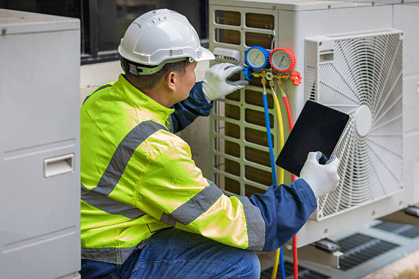 Professional Hvac technician working in Bethania, NC